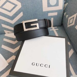 GG Reversible Belt With Square G Buckle
