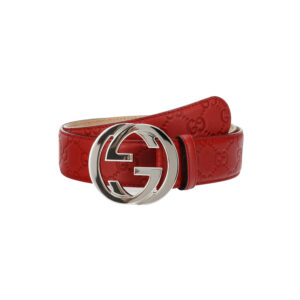 GG Signature Leather Belt - G16
