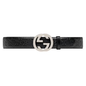 GG Signature Leather Belt