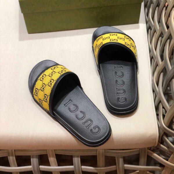 Men's Maxi GG Canvas Slide