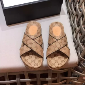 Gucci GG Criss Cross Slide Sandal