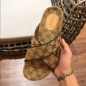 Gucci GG Criss Cross Slide Sandal