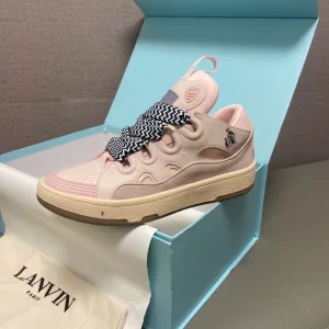 Lanvin Leather Curb Sneaker