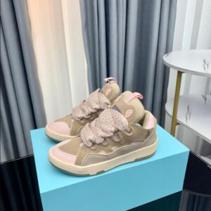 Lanvin Leather Curb Sneaker