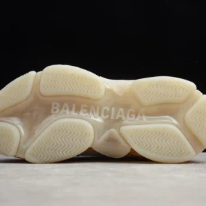 Balenciaga Triple S Clear Sole Low-Top Sneakers in White - RBS41
