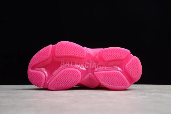 Balenciaga Triple S Clear Sole Sneakers in Pink - RBS42