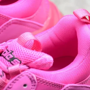 Balenciaga Triple S Clear Sole Sneakers in Pink - RBS42