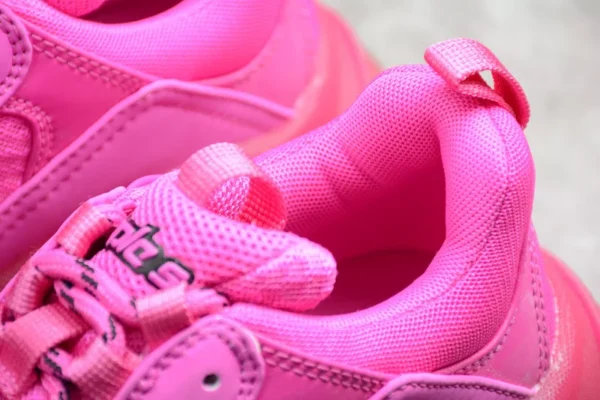 Balenciaga Triple S Clear Sole Sneakers in Pink - RBS42