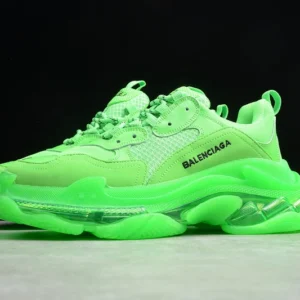 Balenciaga Triple S Clear Sole in Green - RBS35