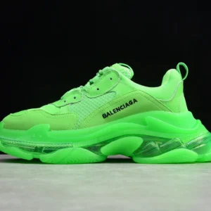 Balenciaga Triple S Clear Sole in Green - RBS35