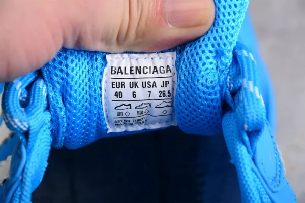 Balenciaga x Adidas Triple S Low-Top Sneakers in Blue - RBS37
