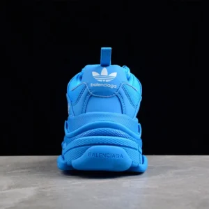 Balenciaga x Adidas Triple S Low-Top Sneakers in Blue - RBS37