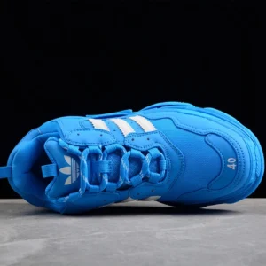 Balenciaga x Adidas Triple S Low-Top Sneakers in Blue - RBS37