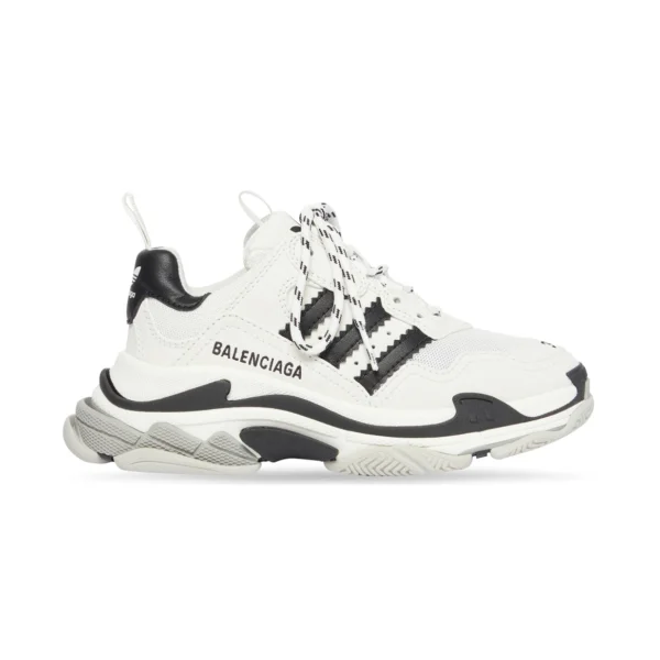 Balenciaga x Adidas x Triple S Sneakers in White - RBS36