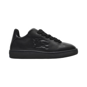 Burberry Leather Box Sneakers Black - RBB01