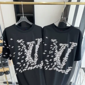 LV Airplane printed T-shirt - LRT27