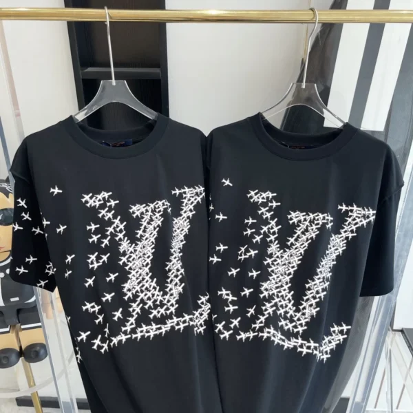 LV Airplane printed T-shirt - LRT27