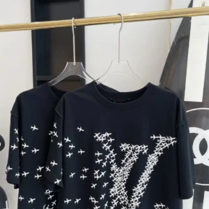 LV Airplane printed T-shirt - LRT27