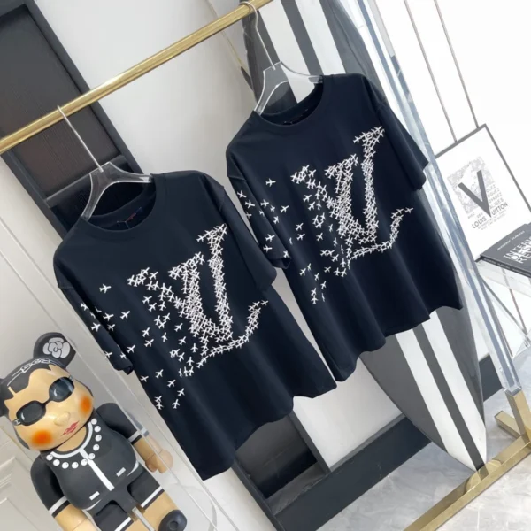 LV Airplane printed T-shirt - LRT27