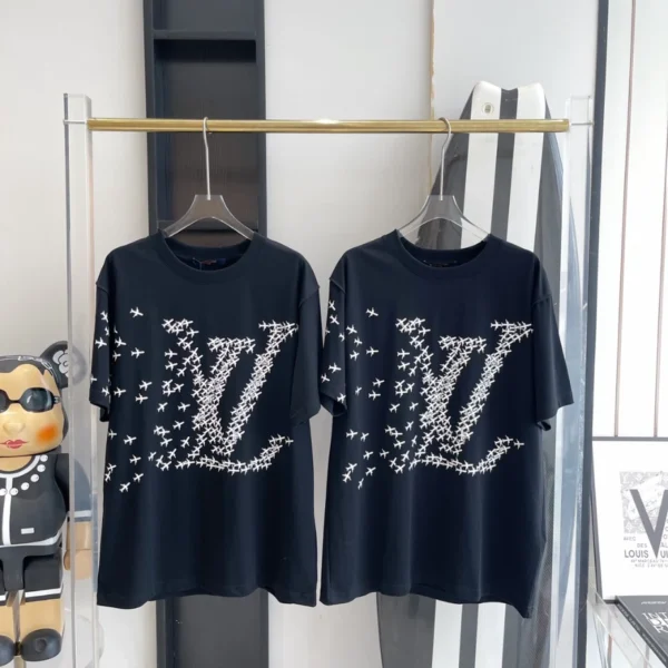 LV Airplane printed T-shirt - LRT27