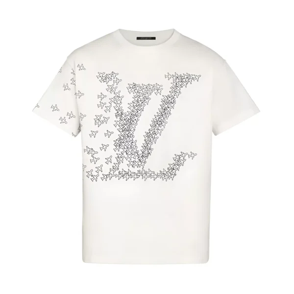 LV Airplane printed T-shirt - LRT28