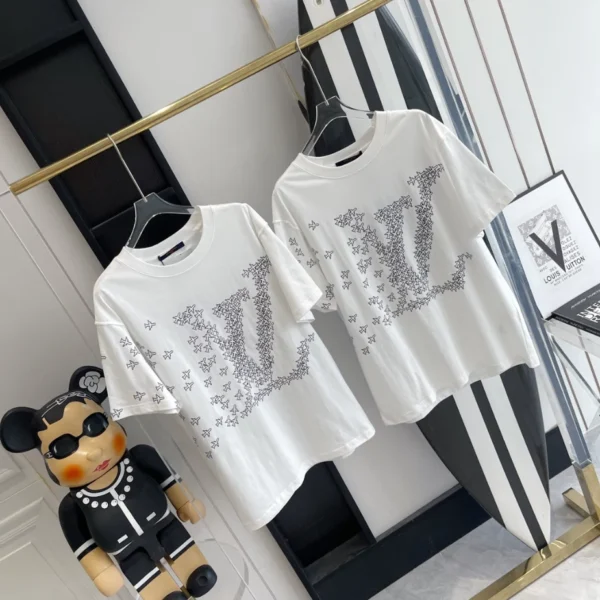 LV Airplane printed T-shirt - LRT28