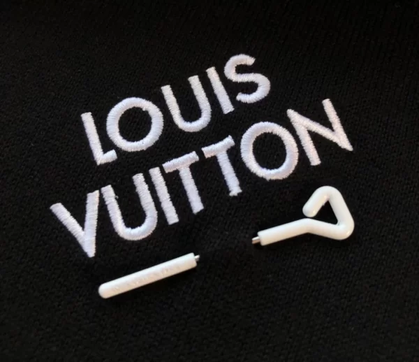 LV Embroidered Signature Short-Sleeved Cotton Crewneck - LRT21