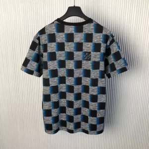 Louis Vuitton Damier Short-Sleeved Cotton T-Shirt - LRT10