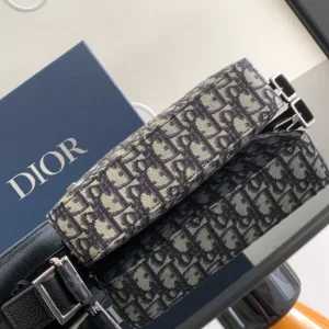 Dior Safari Messenger Bag Dior Oblique Jacquard In Beige