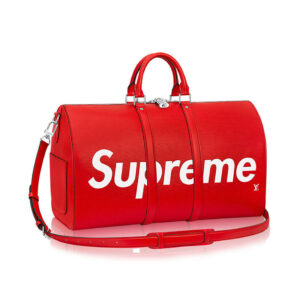 Louis Vuitton X Supreme Epi Keepall Bag