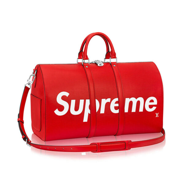 Louis Vuitton X Supreme Epi Keepall Bag