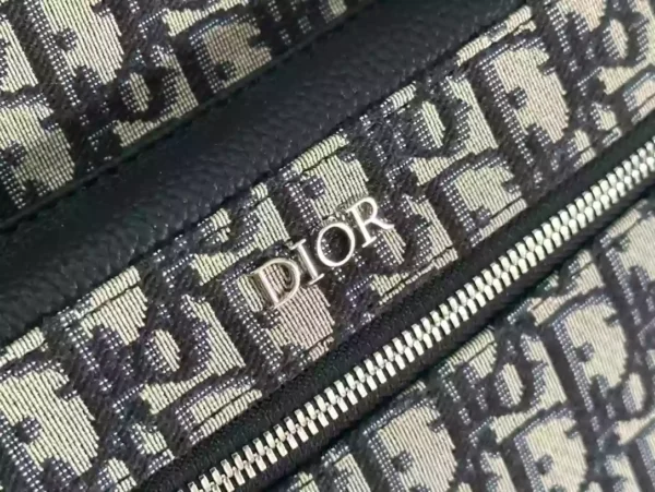 Dior Rider Backpack Beige and Black Dior Oblique Jacquard - RCD14