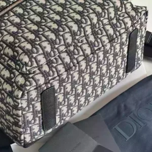 Dior Rider Backpack Beige and Black Dior Oblique Jacquard - RCD14