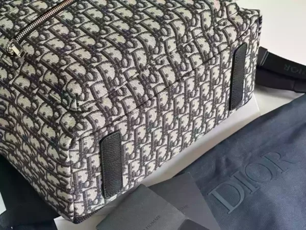 Dior Rider Backpack Beige and Black Dior Oblique Jacquard - RCD14