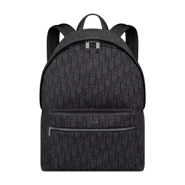 Dior Rider Backpack Black Dior Oblique Jacquard - RCD15