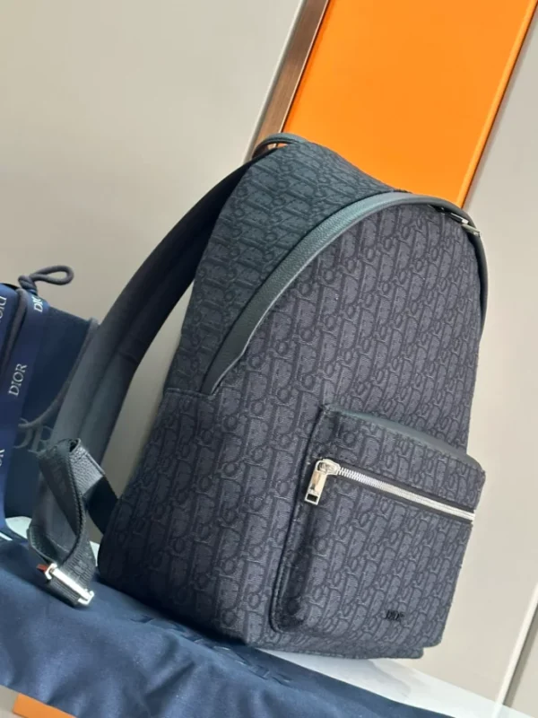 Dior Rider Backpack Black Dior Oblique Jacquard - RCD15