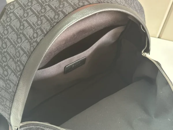 Dior Rider Backpack Black Dior Oblique Jacquard - RCD15