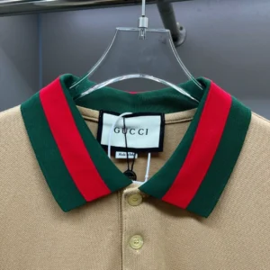 Gucci Cotton Piquet Polo With Web Collar - GRT16
