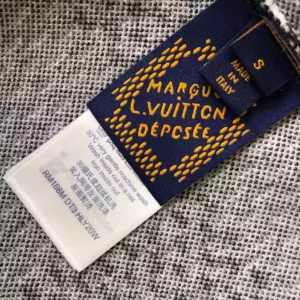 LV Damier Jacquard Short-Sleeved Crewneck
