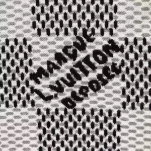 LV Damier Jacquard Short-Sleeved Crewneck