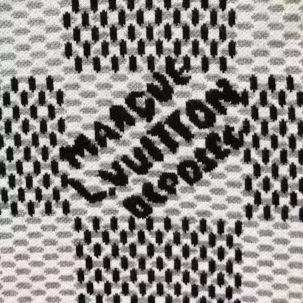 LV Damier Jacquard Short-Sleeved Crewneck
