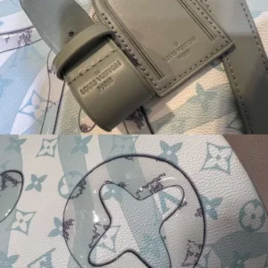 LV Keepall Bandoulière 50 Bag in Monogram Aquagarden - RBV15