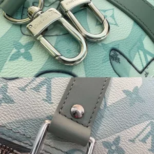 LV Keepall Bandoulière 50 Bag in Monogram Aquagarden - RBV15
