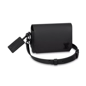 LV Fastline Wearable Wallet Cowhide Leather in Black - RBV32