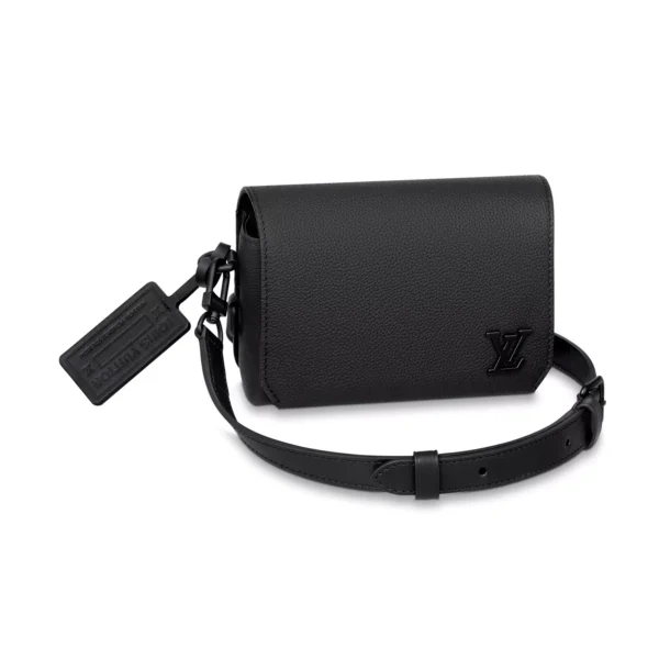 LV Fastline Wearable Wallet Cowhide Leather in Black - RBV32