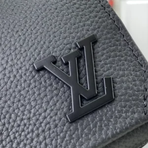 LV Fastline Wearable Wallet Cowhide Leather in Black - RBV32