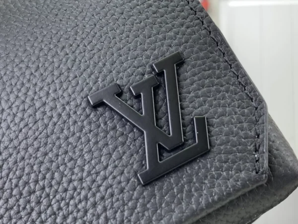 LV Fastline Wearable Wallet Cowhide Leather in Black - RBV32