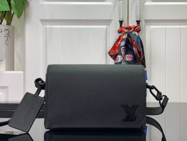 LV Fastline Wearable Wallet Cowhide Leather in Black - RBV32