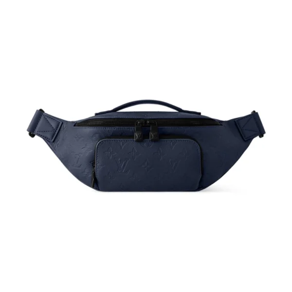 LV Rush Bumbag Navy Blue Monogram Shadow - RBV44