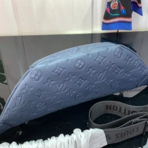 LV Rush Bumbag Navy Blue Monogram Shadow - RBV44